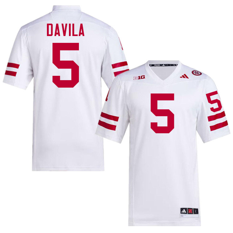 Marcos Davila Nebraska Jersey,Nebraska Cornhuskers Football Uniforms,Jersey-White